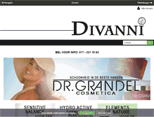 Tablet Screenshot of divannishop.nl